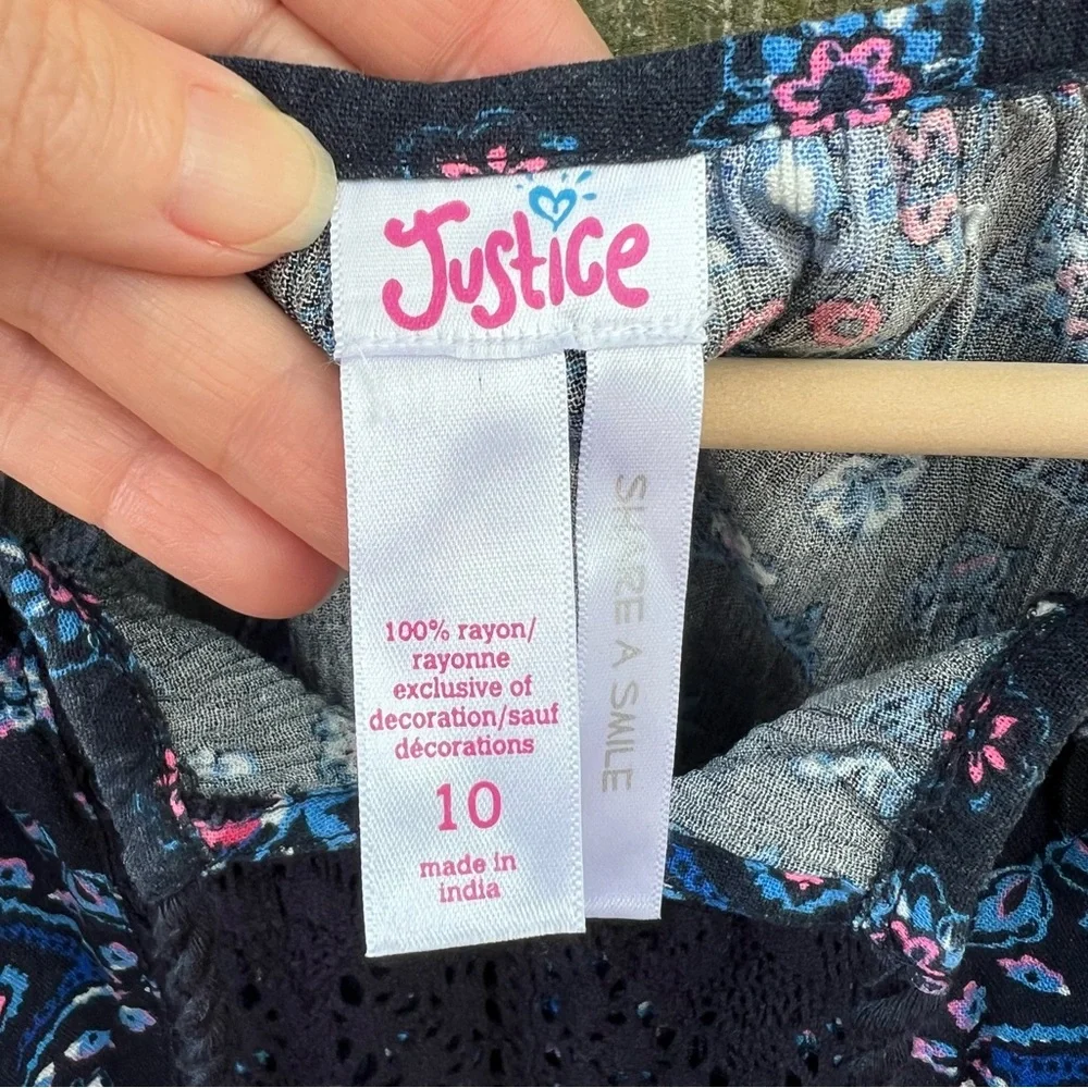 EUC Justice Peasant Top Tie Back